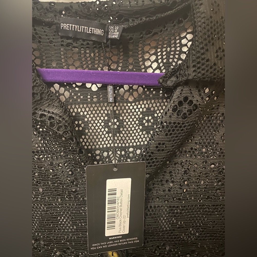 PLT Plus Crochet Swim Cover Up